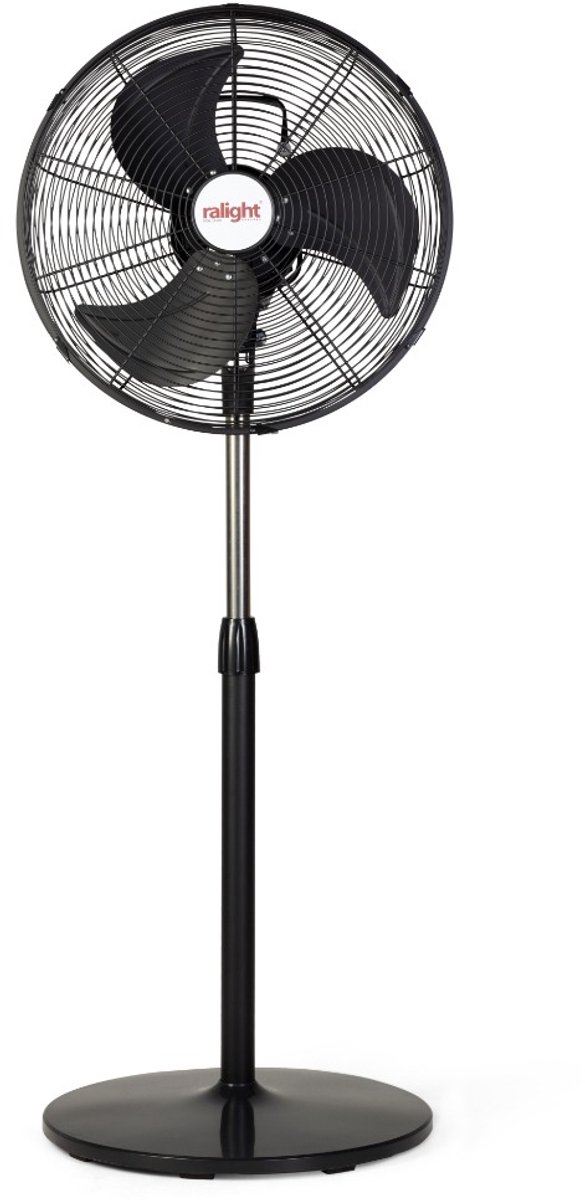 Staande ventilator ø45cm 75W zwart