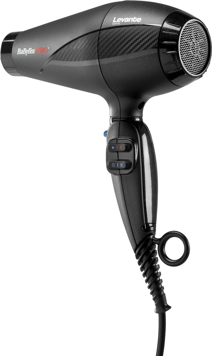 BabylissPRO Levante Föhn - 2100W AC motor - Ionische functie - 141 km/h - 2 blaasmonden - Professionele haardroger - BAB6950IE thumbnail 6