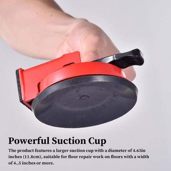 Laminaat Reparatiegereedschap - Vloer Fixer - Vloeren Repareren - Zuiggreep Technologie - 11.8 cm - Rood — afbeelding 3