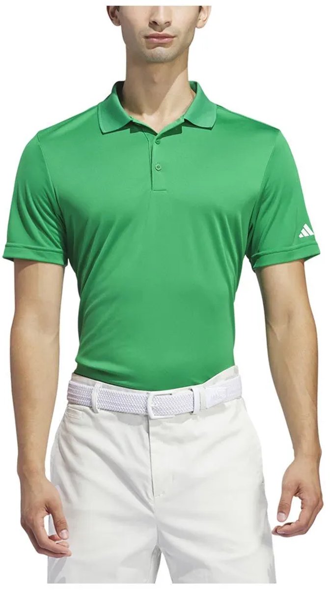 Adidas Performance Korte Mouw Poloshirt Man Groen