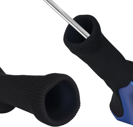Golfclubhoesjes - Golfclubcovers - Clubcovers - Beschermhoezen voor drivers - Golfaccessoires - Driedelige set - Bescherm uw clubs - Katoenen materiaal - Geschikt voor volwassenen, kinderen en golfliefhebbers - Blauw — afbeelding 2
