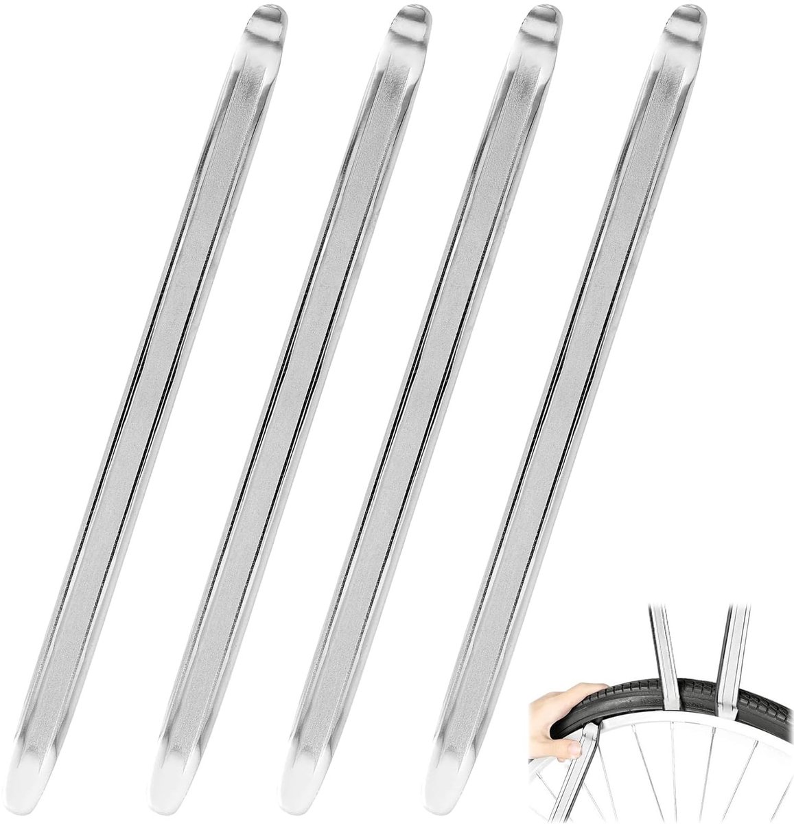 Dailygoods- Bandenwisser 30 cm - Bandenlichters - Reparatiegereedschap - Motorfiets/Scooter - Hoogwaardig mangaanstaal - Duurzaam en schokbestendig - Bandenlichter