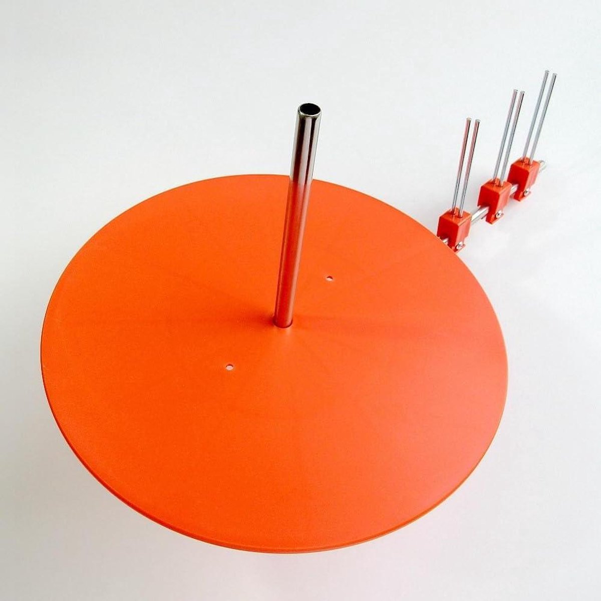 Biaisband Houder Reel - Naaimachine Accessoire - Stoffen Verwerken - Met Montage Klem - 250mm - Zilverkleurig