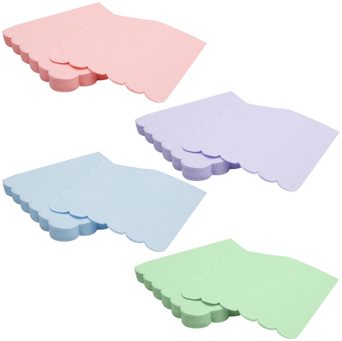 Dailygoods- Cocktail Servetten 100 Stuks - Wegwerpservetten - Kleurrijk - 25 x 25 cm - Geschikt voor Bruiloften/Verjaardagen - Flexibel/Onbreekbaar