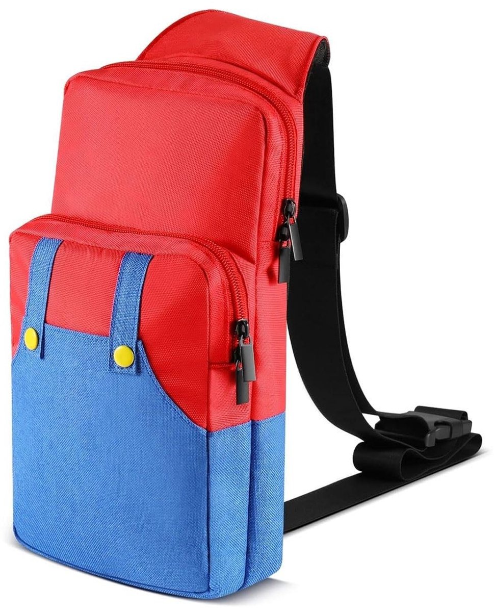 Dailygoods - Transporttas voor Switch met Schouderriem en Opbergruimte