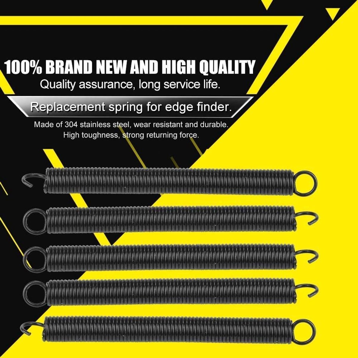 Dailygoods- Prolunga Dia 0.6mm - 5st Verlengkabel - OD 4mm - Lengte 50mm - Professioneel Gebruik - Hoogwaardige Kwaliteit - Verlengveer