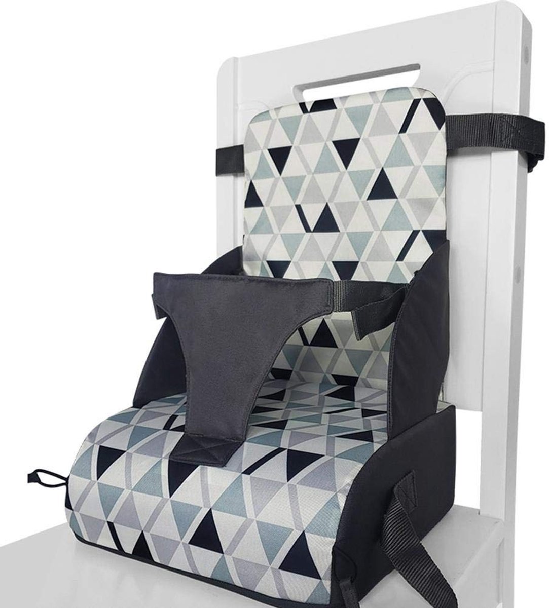 Dailygoods- Stoelverhoger Verstelbaar - Polyestervezel/Spons - 29x44x26 cm - Kussendikte 11 cm - Voor Kinderen 6 maanden tot 3 jaar - Eetkamerstoel Bevestiging - Verhoger