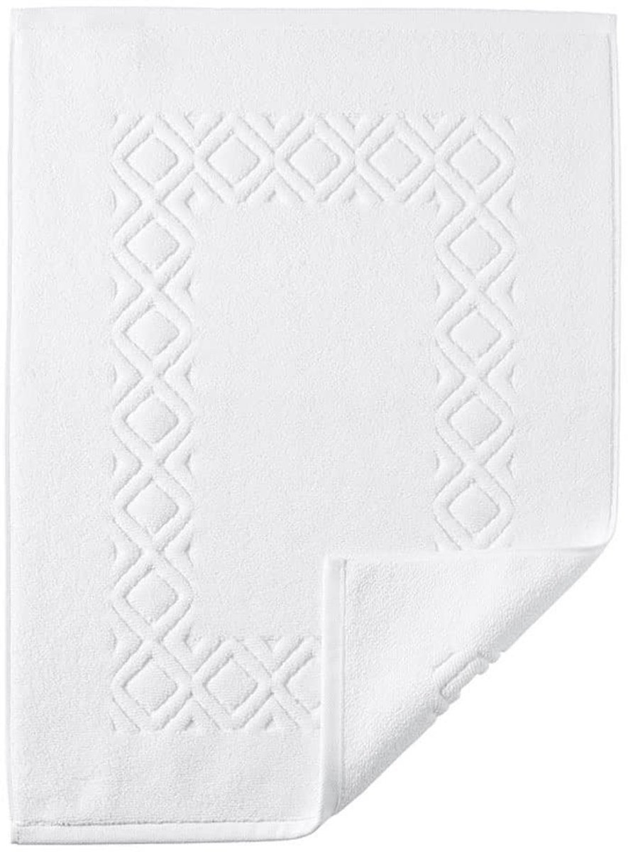 Solidchoice - Badmat DENVER 70x130 cm Wit van 100% Katoen