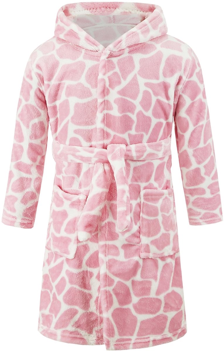 Solidchoice - Unisex Baby Badjas met Capuchon in Roze