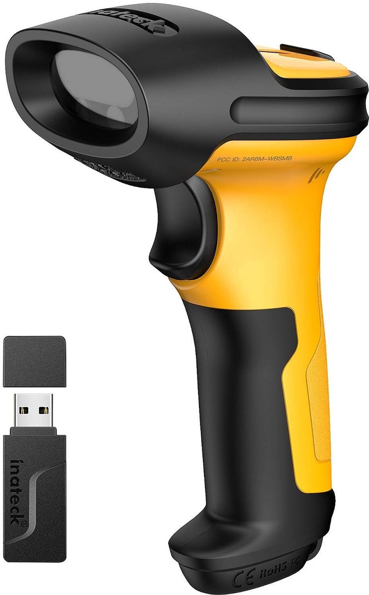 Solidchoice - Draadloze Barcode Scanner met Lange Batterijduur