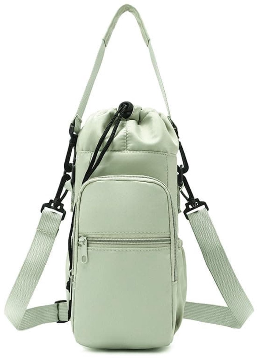 Crossbodytas Geschikt voor waterfles, outdoor schoudertas, draagbare waterflestas met grote capaciteit