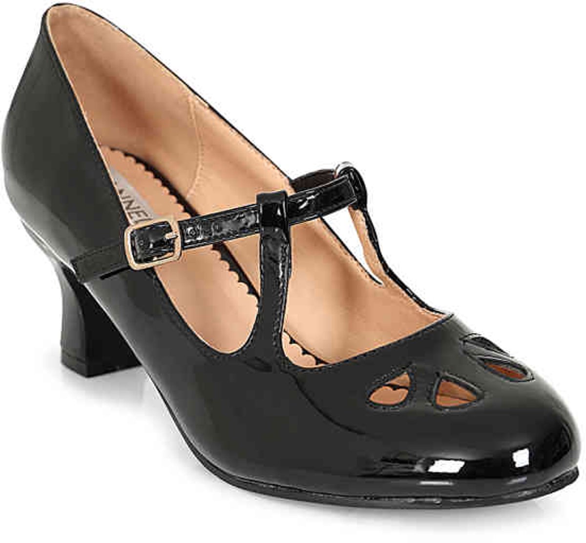 Banned - Glamour In Time Mary Janes Pumps - 37 Shoes - Zwart