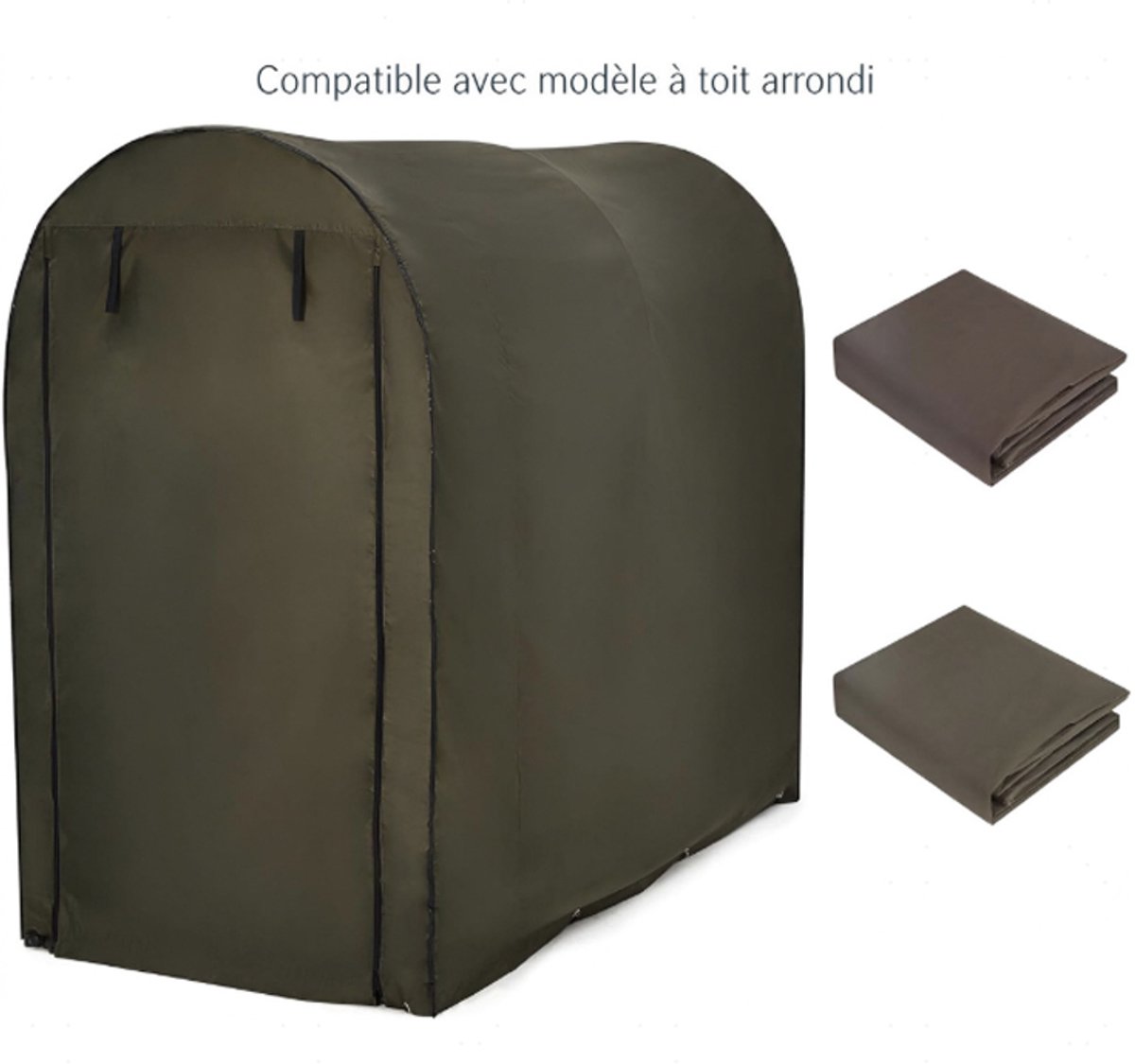 Fiets Tentdoek, steunframe niet meegeleverd, alleen de tentdoek is inbegrepen,waterdicht en UV-bestendig - Opbergtent voor fietsen, motoren en gereedschap- Groen, B94*D180*H157cm