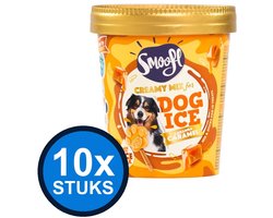 10x Smoofl Honden IJsmix Creamy Caramel - Hondensnack - 160g