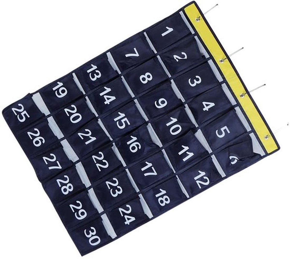 Opbergtas 30 Vakken - Wand Organizer - Telefoonhouder - Klaslokaal Accessoire - Oxford Doek - Afmetingen 79 x 60 cm - Wandorganizer