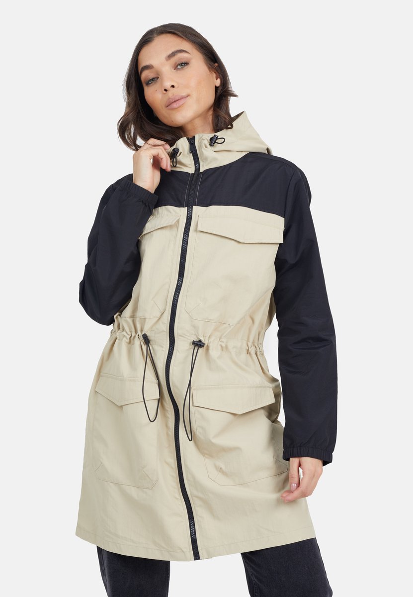 Brave Soul Outdoorjas Nylon Vrouwen Zwart