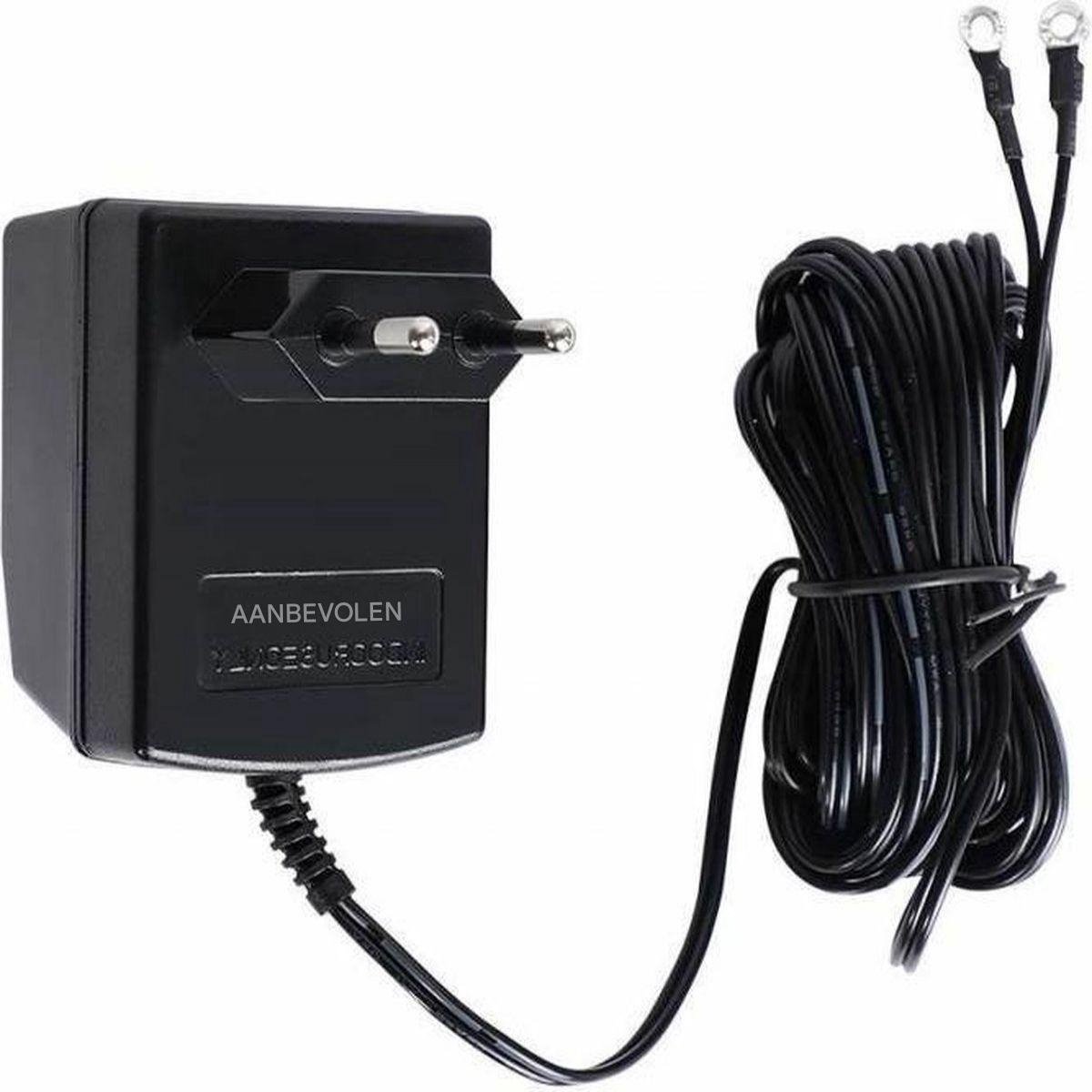 SSTRWGOOD Video Deurbeladapter - Universele Stroomadapter voor Deurbel - 230V-18V AC Transformator 50Hz 500mA met Eurostekker - Geschikt voor Eufy en Ring Deurbellen - ABS Behuizing