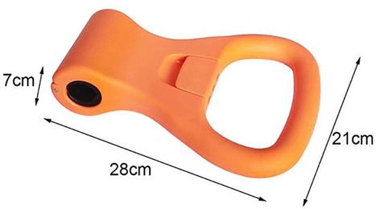 Kettlebell - Halterclip - Draagbaar - Gewichtheffen - Fitnessaccessoire - 28 cm - Voor dames - Gewichtshandvat