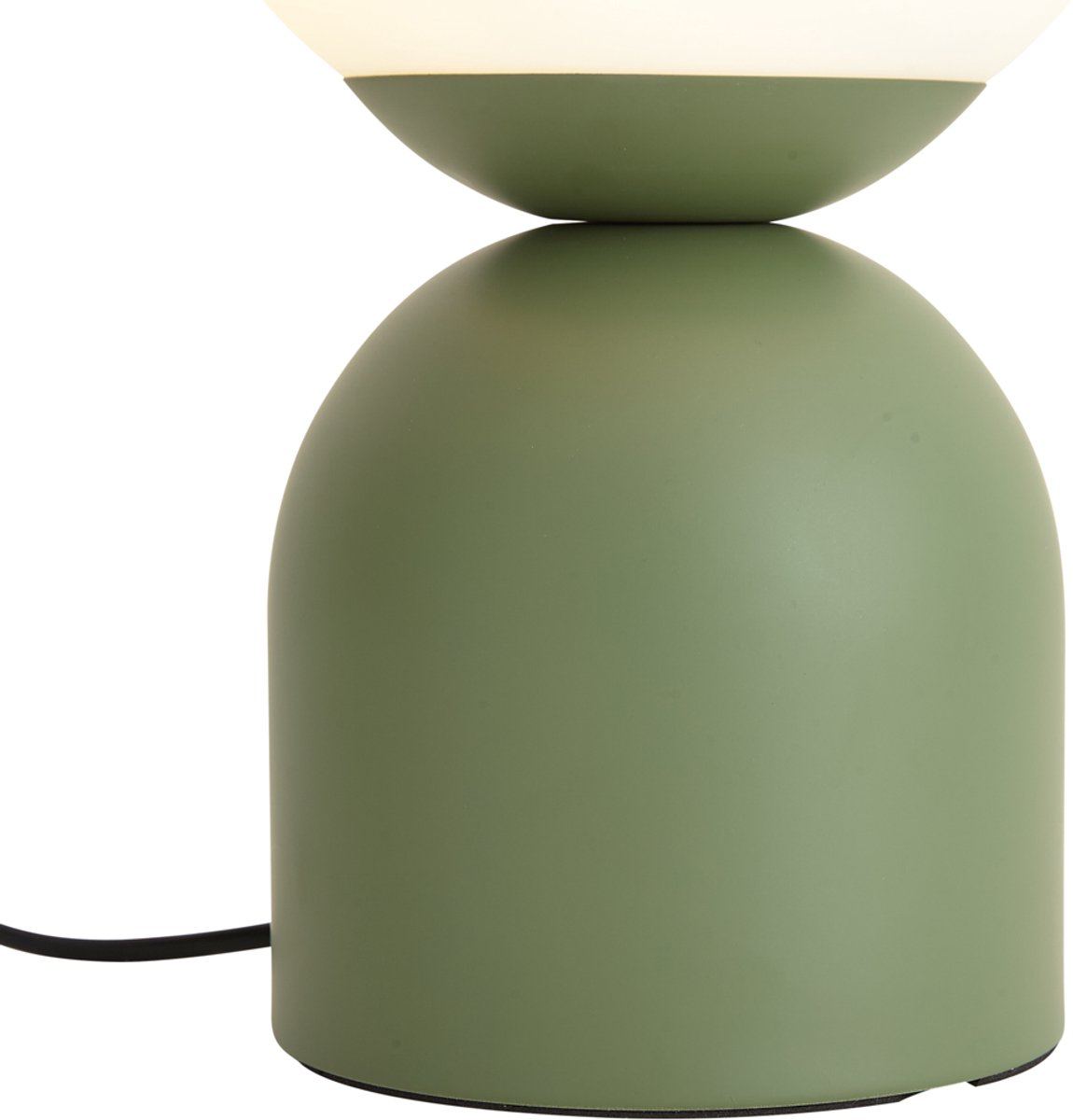 Qazqa retro tafellamp met glas - Pallon Trend - groen, max. 15W, geschikt voor led, 35cm, ideaal als slaapkamer, woonkamer lamp