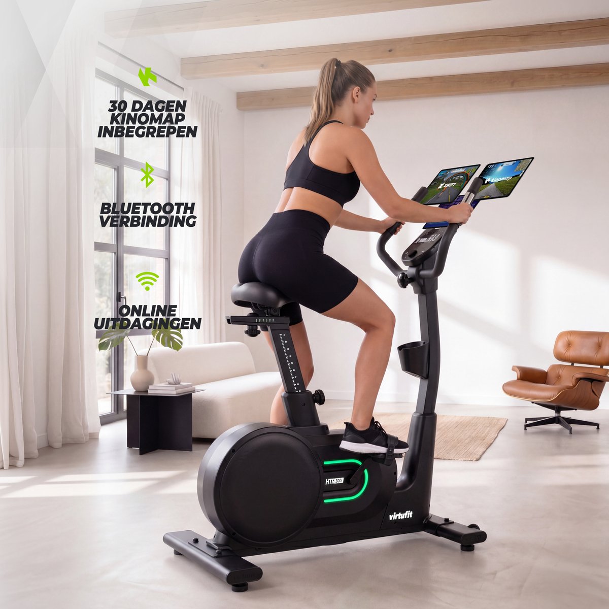 VirtuFit iConsole HTR 2.1 Ergometer Hometrainer - afbeelding 2
