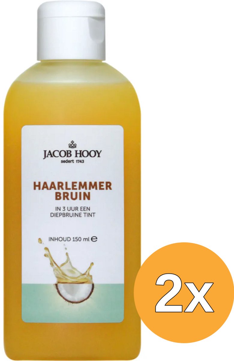 2x Jacob Hooy Haarlemmerbruin (150 ml)