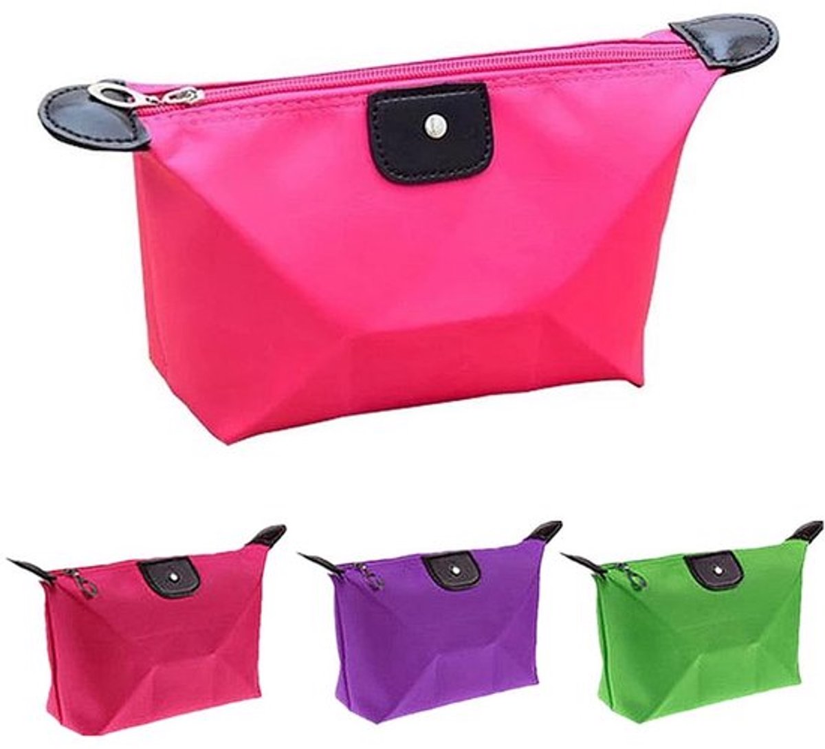 Reistassen Set 3-delig - Waterdichte Opberg- en Organisatortassen - Make-up/Cosmetica/Toiletartikelen - Compact en Lichtgewicht - Hoogwaardig Nylon - Toilettas