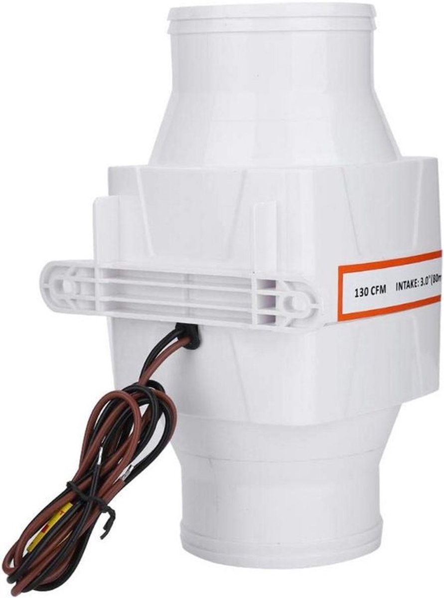 75 mm Inline Ventilator voor Jachten, Gebouwen en Caravans - Stille en Efficiënte Luchtcirculatie