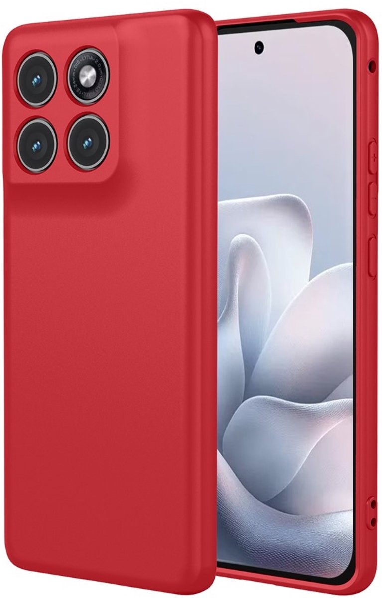 Coverup Hoesje - Geschikt voor Motorola Edge 70 Fusion Hoesje - Coverup Colour TPU Back Cover - Rood