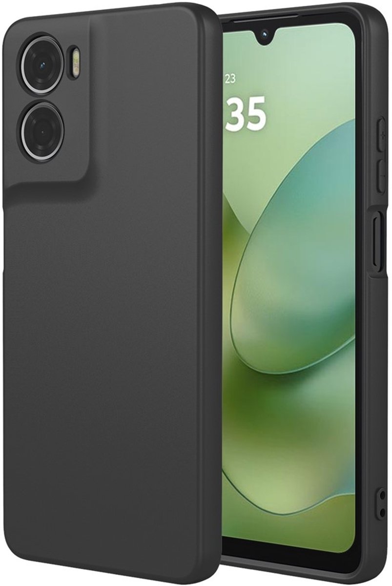 Coverup Hoesje - Geschikt voor Motorola Moto G06 / G06 Power Hoesje - Coverup Colour TPU Back Cover - Zwart