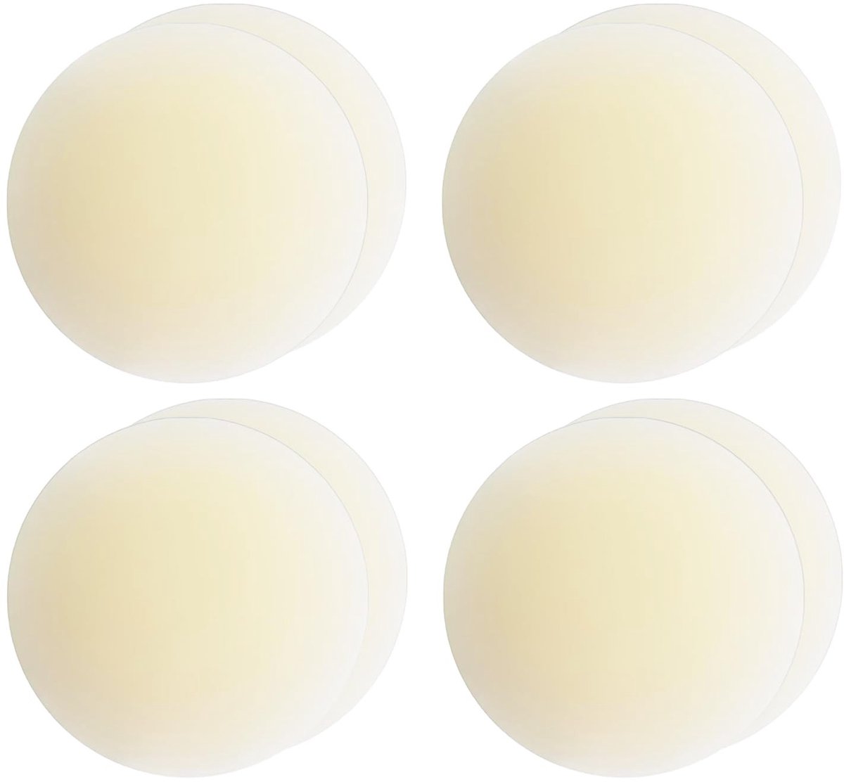 Solidchoice - 4 Paar Silicone Nipple Pads, Herbruikbaar en Waterbestendig