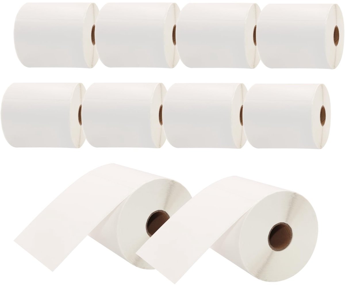 Solidchoice - Perforated Thermische Verzendlabels 102mm x 152mm