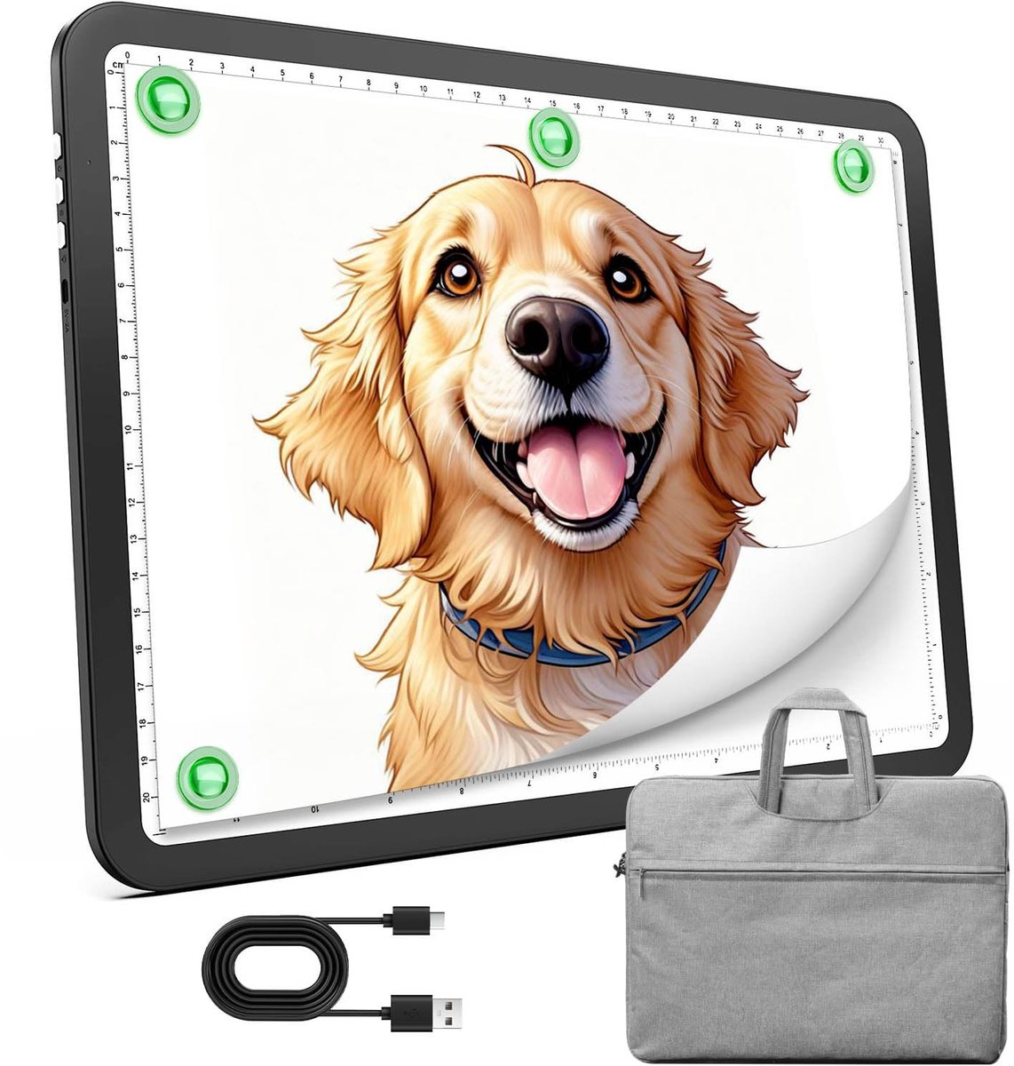 Solidchoice - A4 Lichtpad met Tas voor Creatieve Projecten
