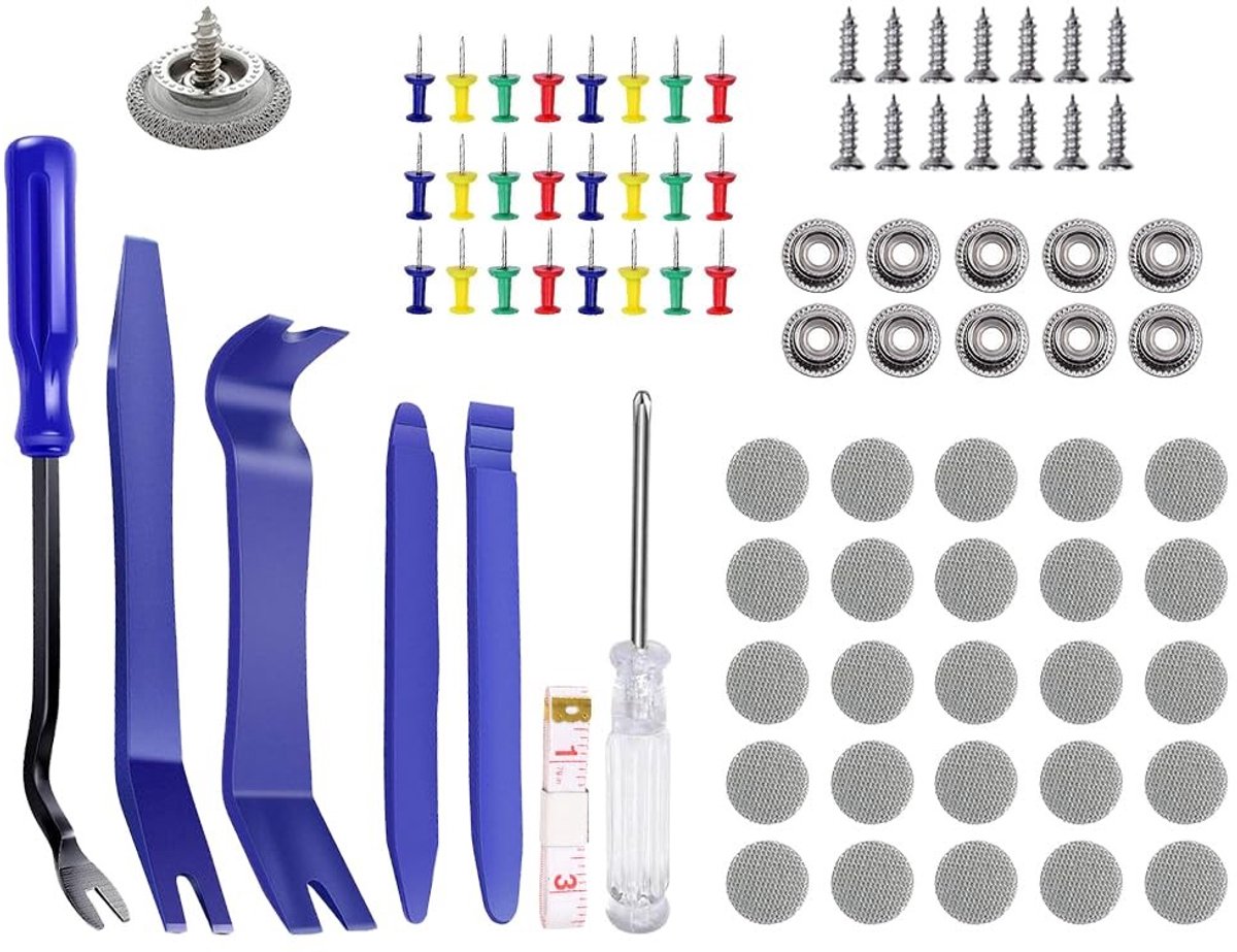 Solidchoice - 140-delige Set voor Auto Daken Reparatie en Bevestiging