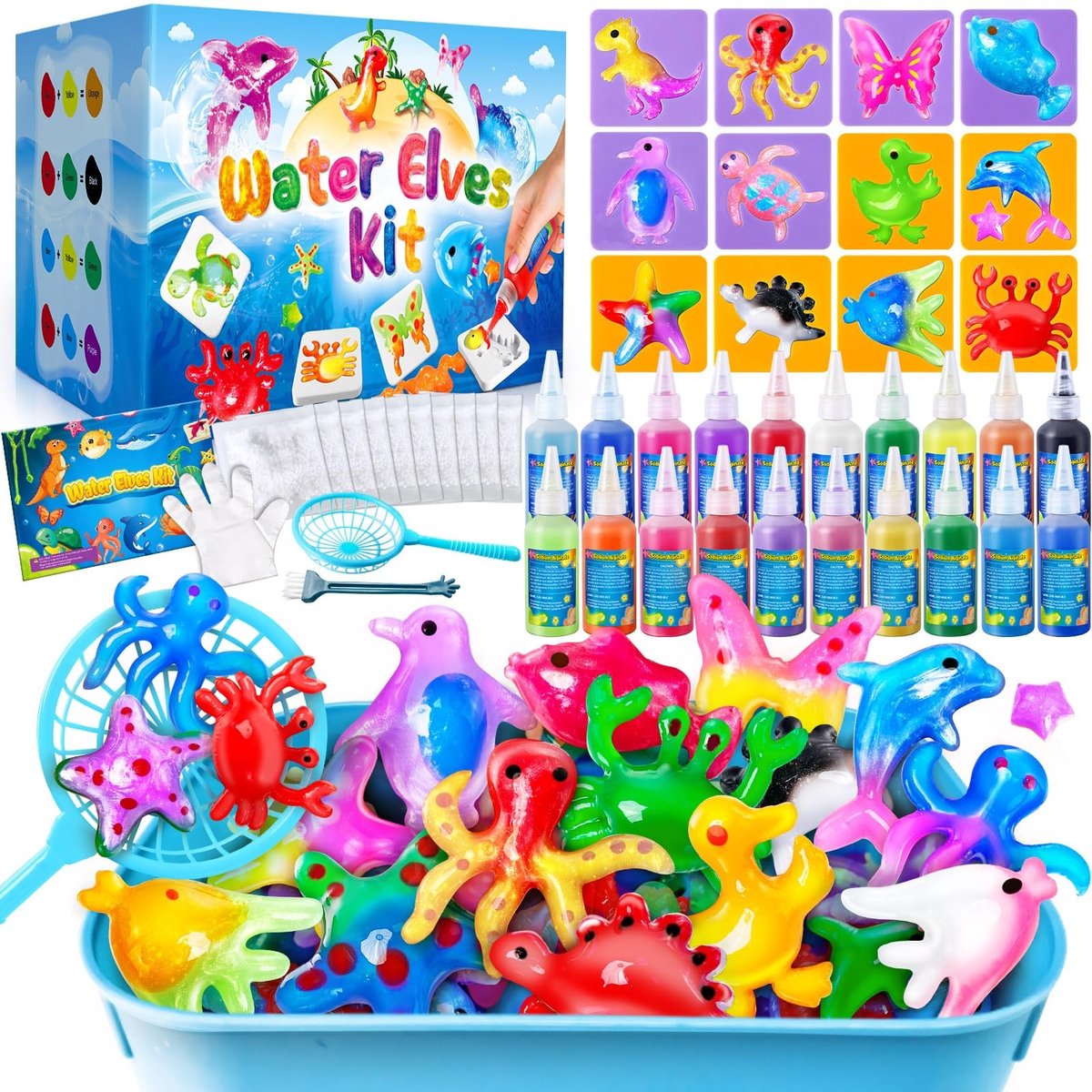 Solidchoice - Magische Water Elf, 20 Kleuren voor Kinderen
