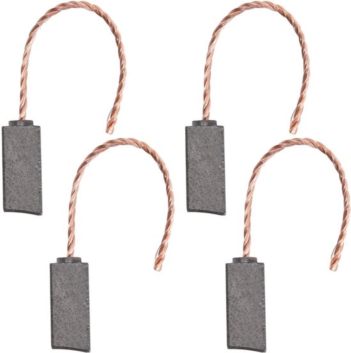 Borstels Vervanging - 2 Stuks - 15.4 x 6.4 x 4.6 mm - Geschikt voor VALEO PX602/PX60 - Duurzaam Carbon/Koper - Ideaal voor Alternator - Carbonborstels