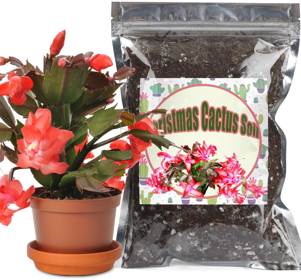 Potgrond voor kerstcactus en kamerplanten, 1L