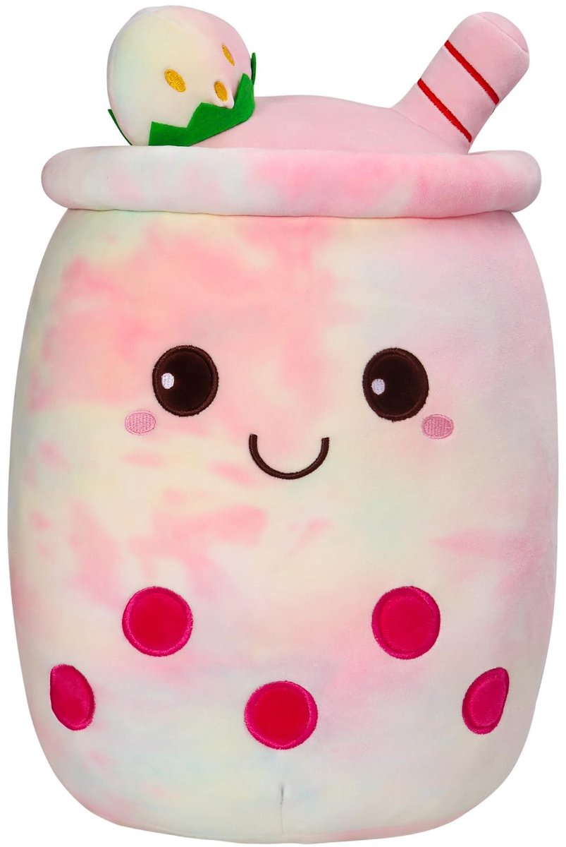 Solidchoice - Bubble Tea Knuffel Kussen van 50 cm, Schattig en Zacht