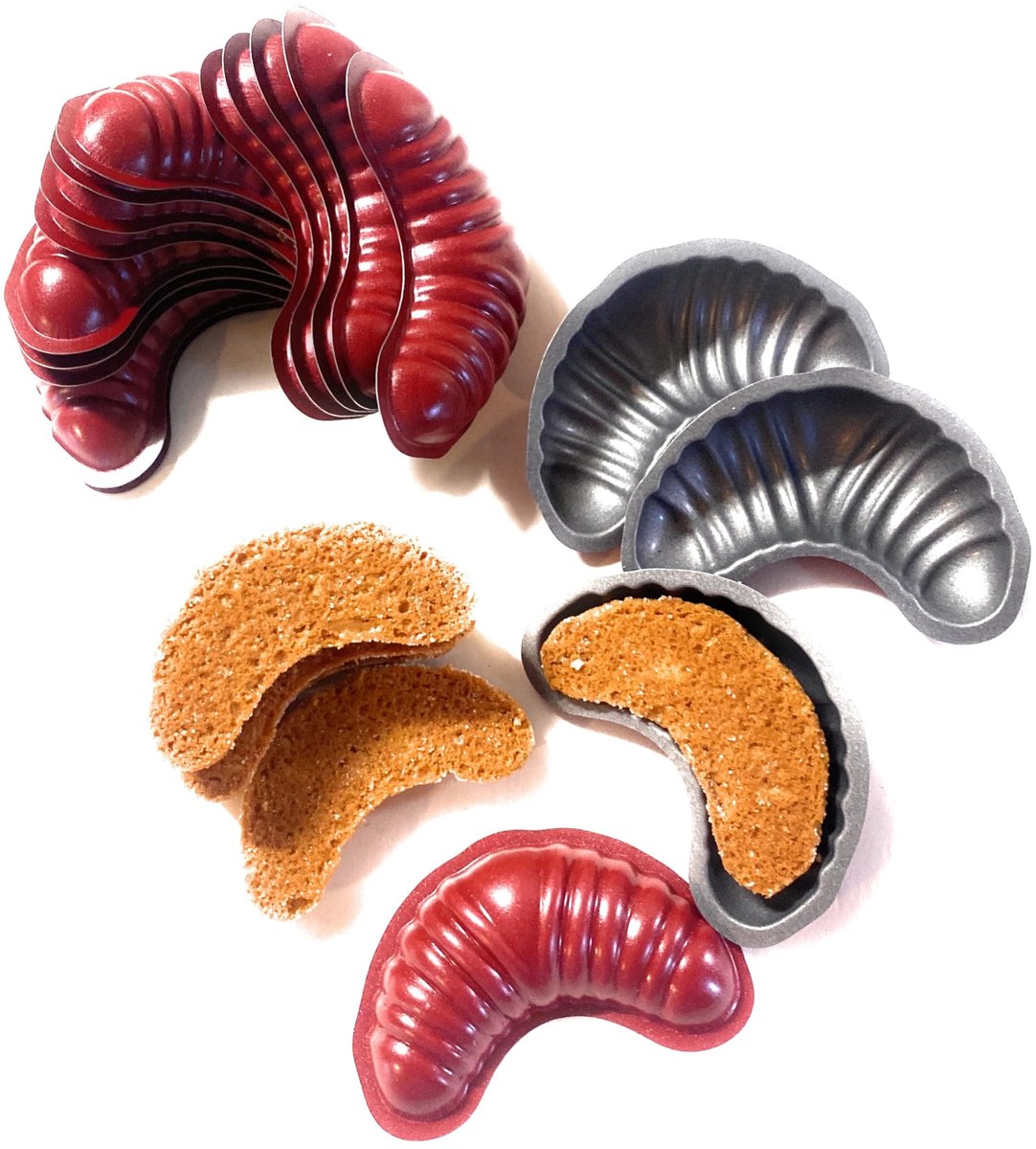 Solidchoice - Mini Cake Bakvormen Set van 20 met Anti-aanbaklaag