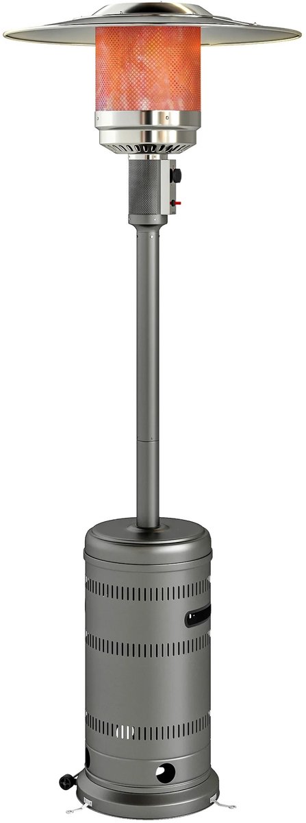 House Of Atelier - Terrasverwarmer - Terras Heater - Buiten Heater - Electrische Ontsteking - Verrijdbaar - 13000W - 222x82 cm