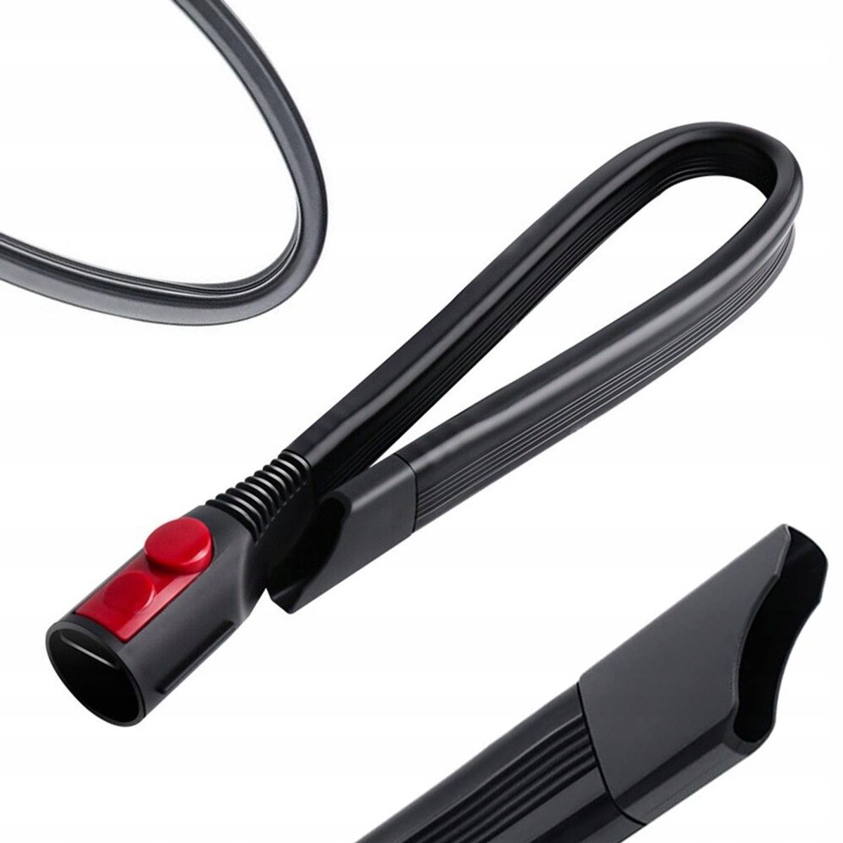 Rosfix Spleetmond Vervanging - Flexibele 58,5cm - ABS Rubber, Grote Openingen