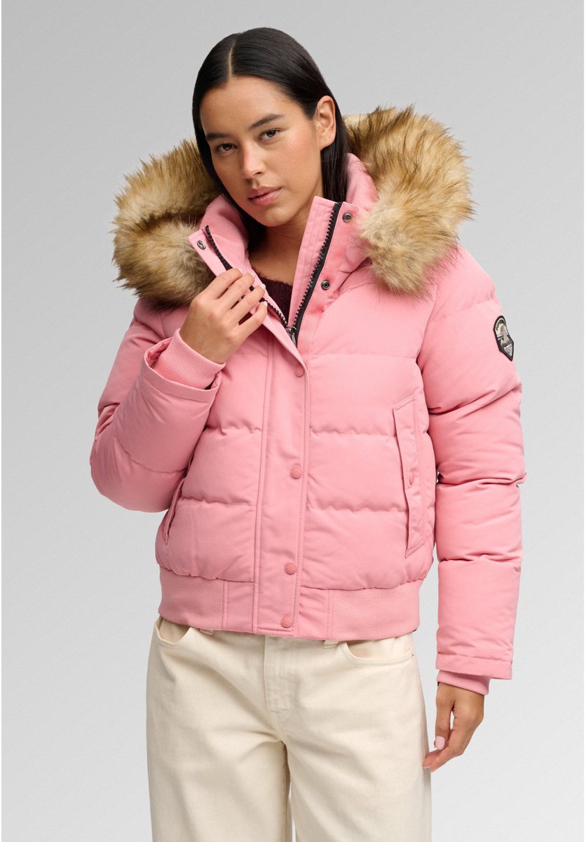 Superdry - Everest Bomber Jas met Slanke Pasvorm - Dames - Gewatteerde jassen