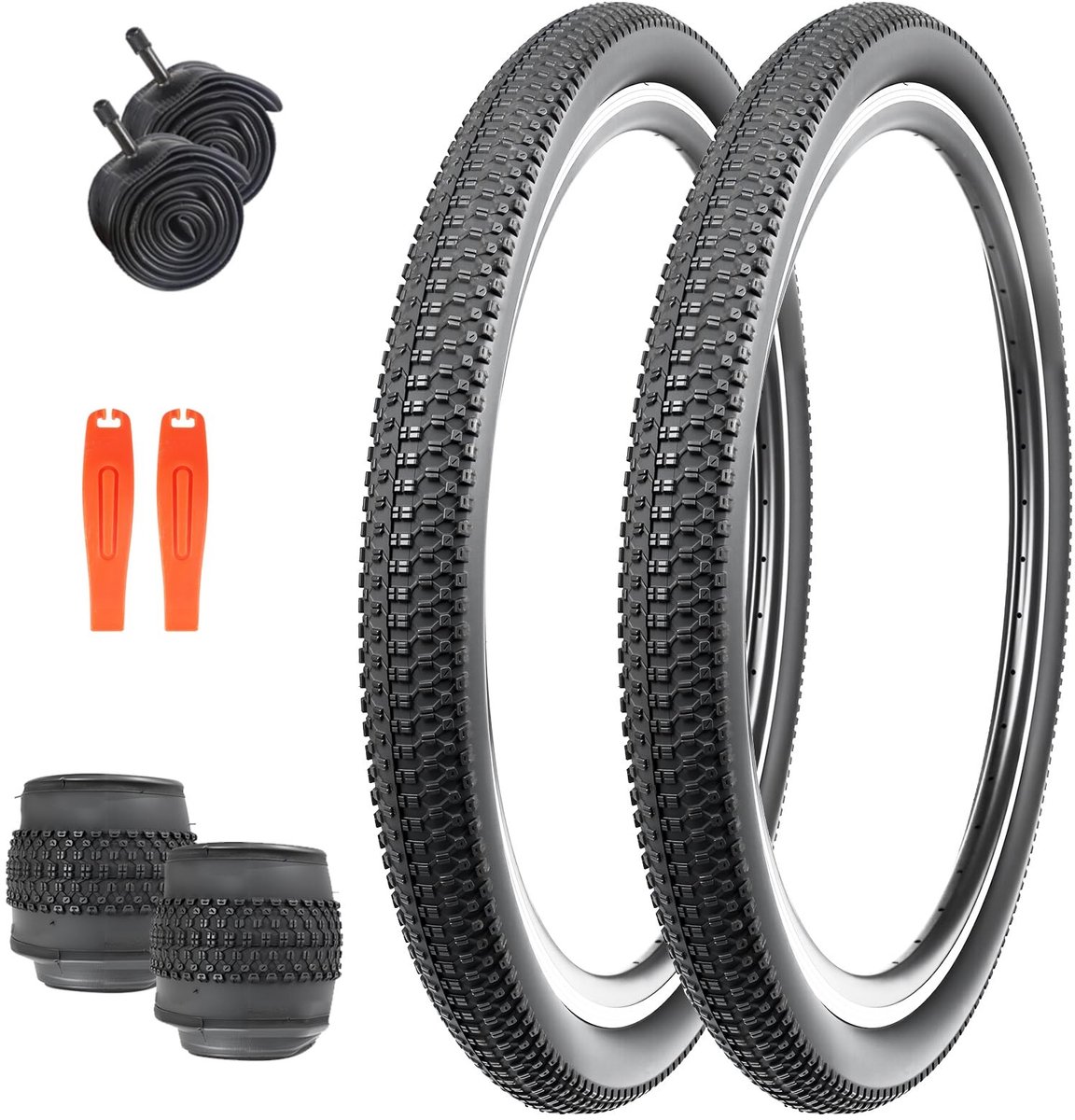 Solidchoice - Vouwbare Fietskettingen 26x2.125 Inch voor Mountainbike en E-bike