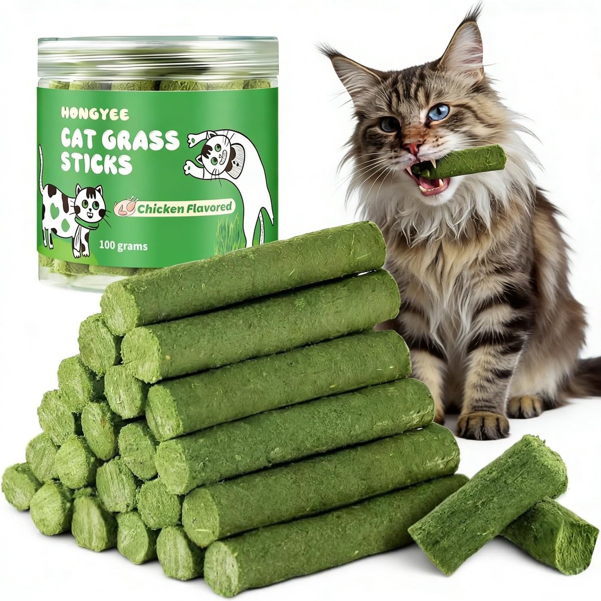Solidchoice - 20 Stuks Kattenkruid Snacks 100g