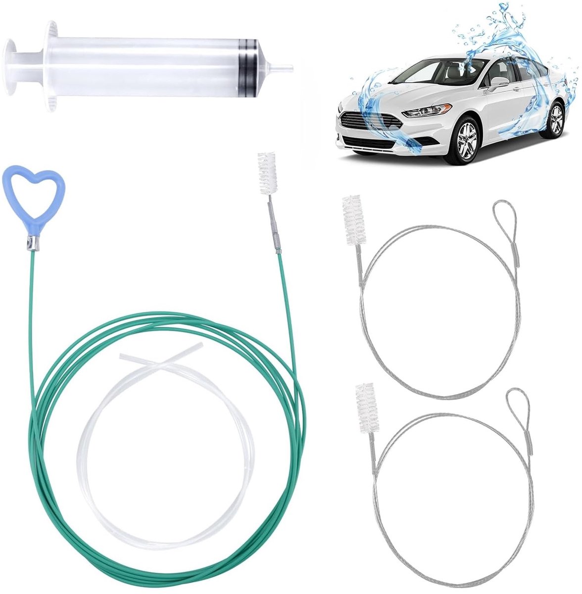 Solidchoice - Reusable Drain Cleaning Tool voor Auto's met Lichtgewicht Ontwerp
