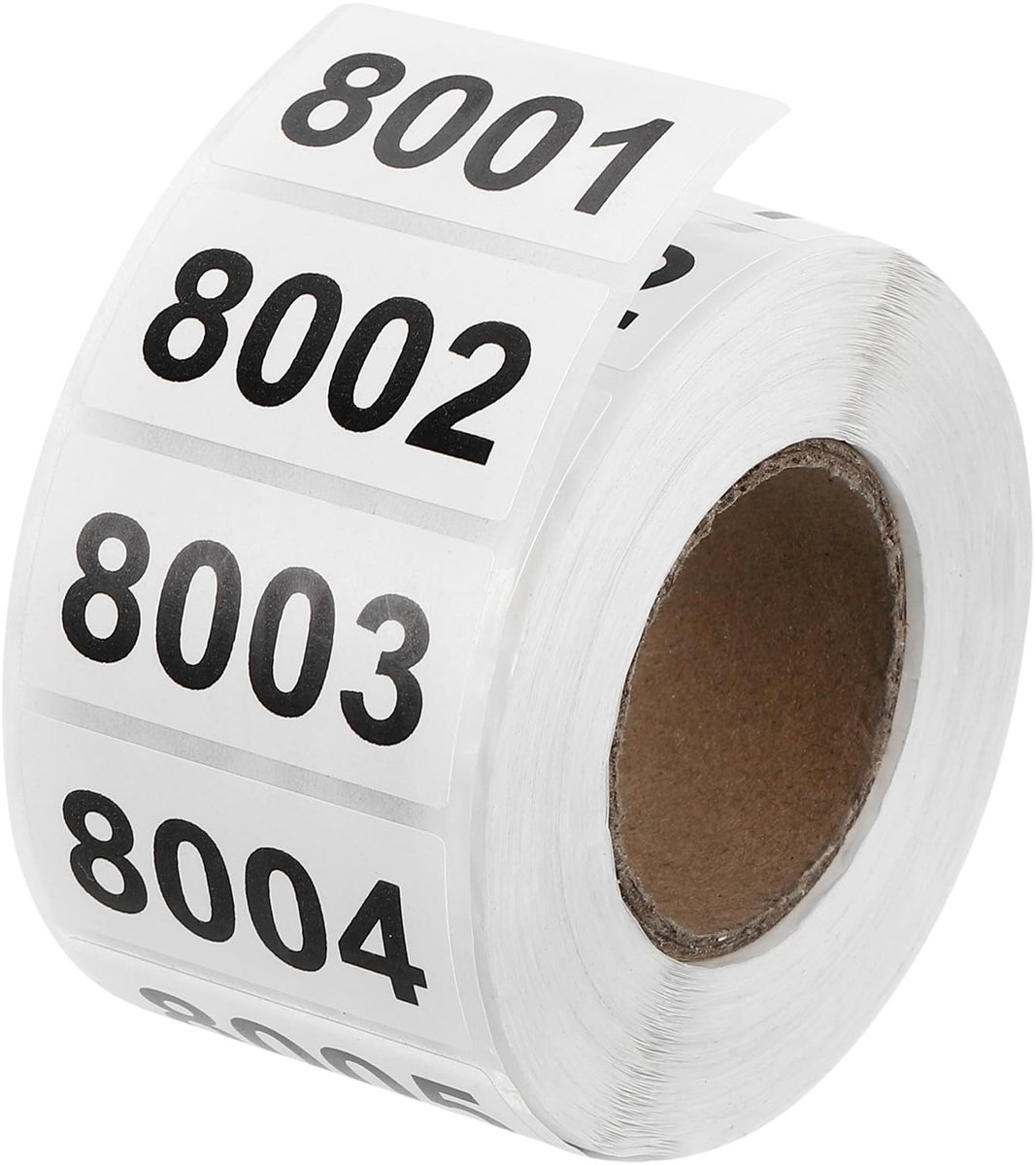 Solidchoice - 8000-9000 Zelfklevende Nummerstickers voor Inventaris en Organisatie