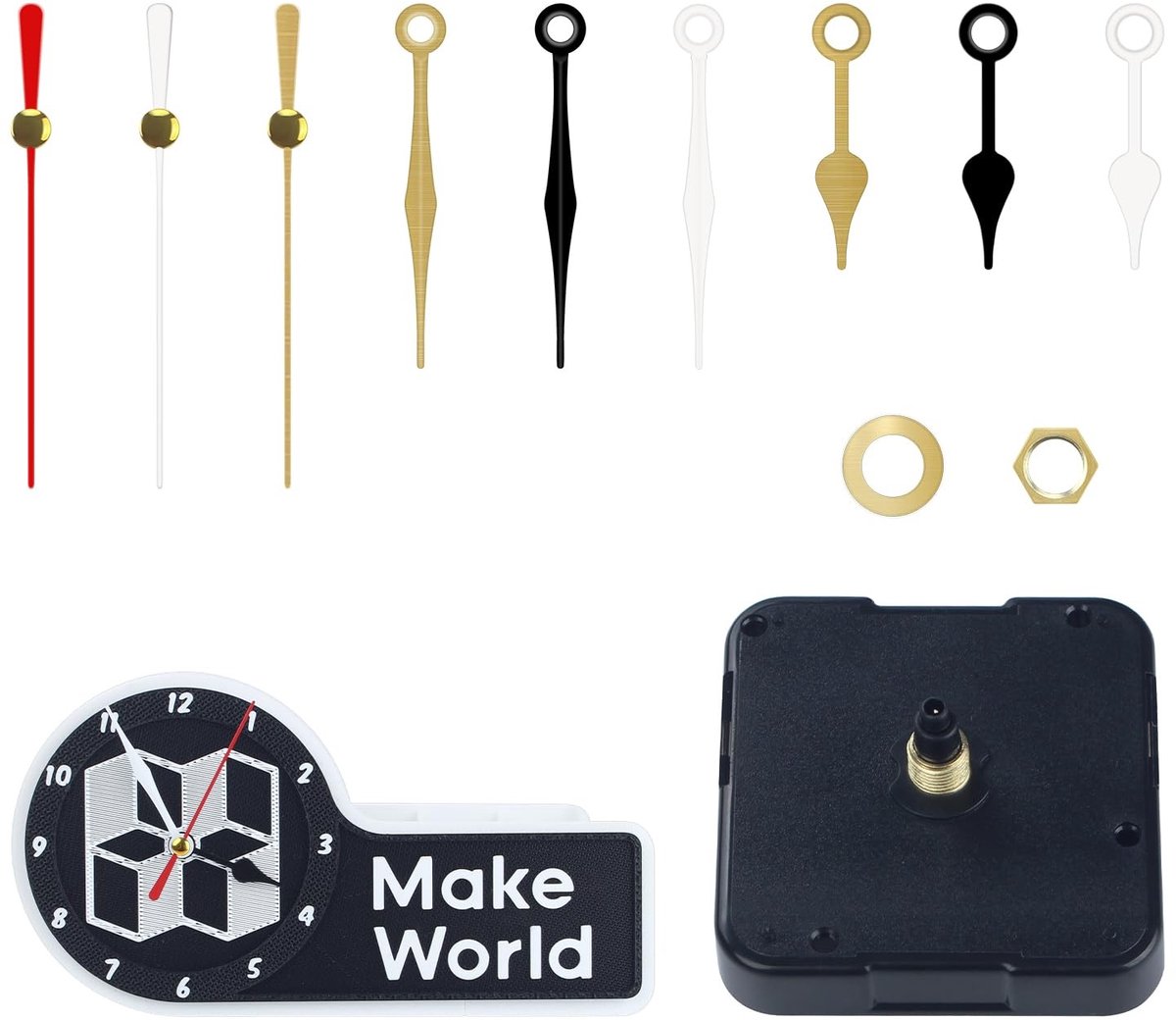Solidchoice - DIY Klok Model Onderdelen Kit voor 3D Printer