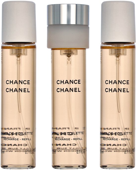 CHANEL CHANCE TWIST AND SPRAY 3×20ml Chanel Chance Twist and Spray Refill - 3 x 20 ml = 60 ml - eau de
