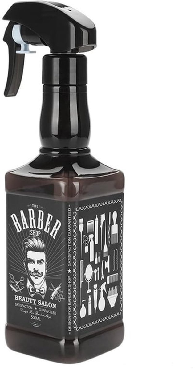 Sprayfles 500ml - Duurzaam Plastic - Uniek Ontwerp - Spraytriggerkop - Kappers Tools - Water Sproeier - Sprayflesje