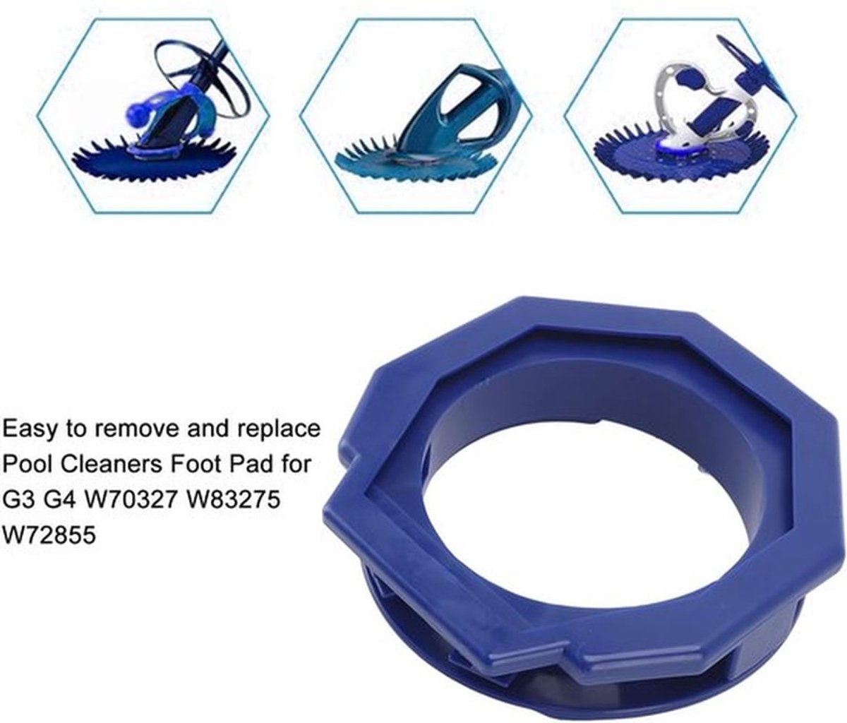 Voetkussen Efficiënte Reiniging - Vervanging Zwembadrobot - Universele Onderdelen - Hard PVC-Materiaal - Eenvoudig te Installeren - Houdt Water Kristalhelder - Zwembadreiniger