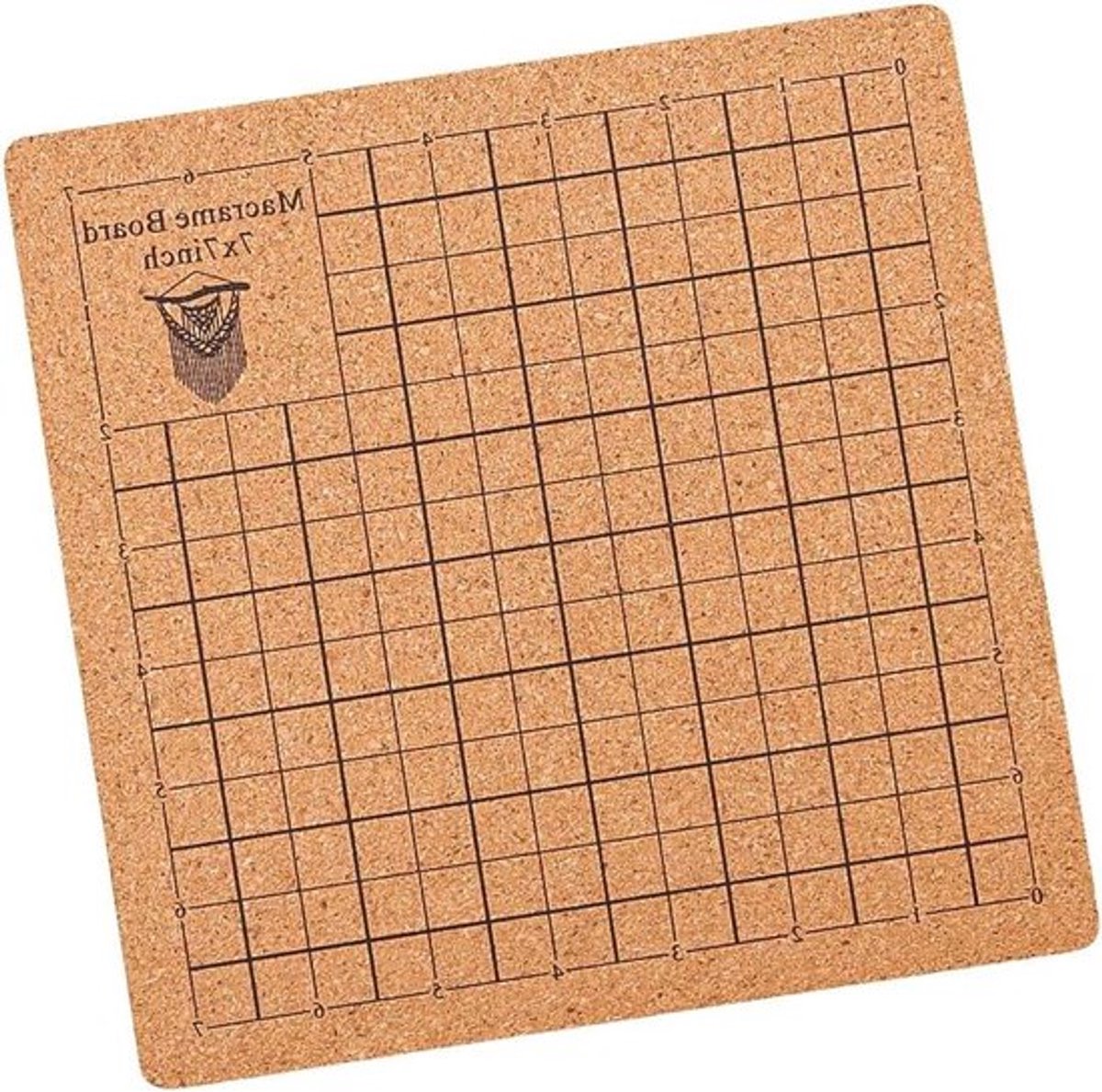 - Macrame Projectbord - Dubbelzijdig - Draagbaar - Vlechtbord - Instructies - Armband Project - Knoopkoord - Geschikt voor - Diverse Modellen en Kleuren - Handig Macrame Projectbord 7x7in met Rasters